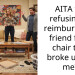 AITA for refusing to reimburse my friend for a chair that broke under me?