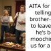 AITA for finally telling my brother-in-law to leave after he’s been mooching off us for a year?