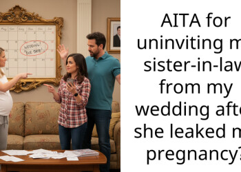 Bride Uninvites Her Sister-In-Law After a Pregnancy Leak on Social Media