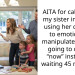 AITA for calling out my sister in law for using her children to emotionally manipulate me into going to dinner “now” instead of waiting 45 minutes?