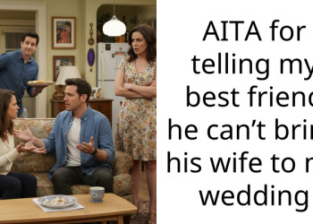 AITA for telling my best friend he can’t bring his wife to my wedding