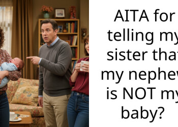 AITA for telling my sister that my nephew is NOT my baby?