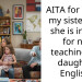AITA for telling my sister that she is insane for not teaching her daughter English?