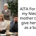 AITA For telling my Niece her mother tried to give her away as a baby?