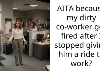 Coworker Was Fired After Redditor Stopped Driving Him, and Now People Say It’s His Fault