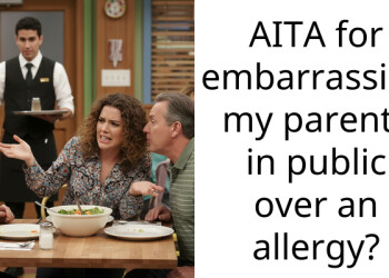 AITA for embarra*sing my parents in public over an allergy?