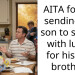 AITA for not sending my son to school with lunch for his half brother?