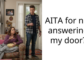 AITA for not answering my door?