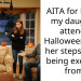 AITA for letting my daughter attend a Halloween party her stepsister is being excluded from?