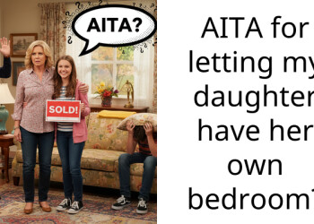 AITA for letting my daughter have her own bedroom?