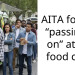 AITA for not “pa*sing it on” at the food cart?