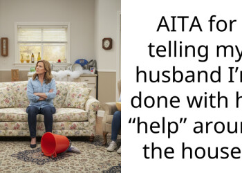 AITA for telling my husband I’m done with his “help” around the house?