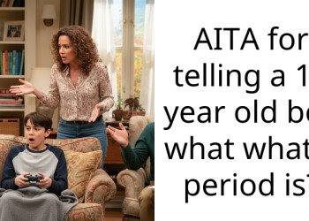 AITA for telling a 14 year old boy what what a period is?