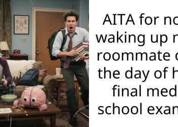 AITA for not waking up my roommate on the day of his final med school exam?
