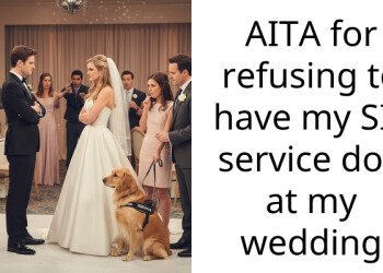 AITA for refusing to have my SIL service dog at my wedding