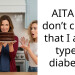 AITA if I don’t clarify that I am a type 2 diabetic?