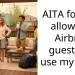 AITA for not allowing Airbnb guests to use my patio