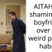 AITAH for shaming my boyfriend over his weird p*eing habit?