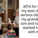 AITA for rolling my eyes during a serious discussion my grandparents son and sons wife wanted to have with me?