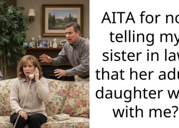 AITA for not telling my sister in law that her adult daughter was with me?