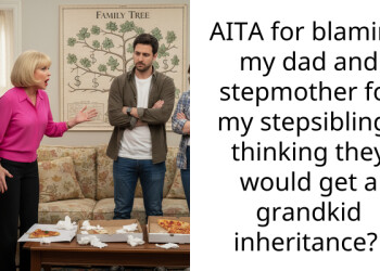 AITA for blaming my dad and stepmother for my stepsiblings thinking they would get a grandkid inheritance?