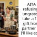 AITA for refusing and ungrateful to take a 1,000+ gift from my partner cause I’ll like cooking