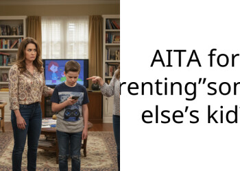 AITA for “parenting”someone else’s kid?