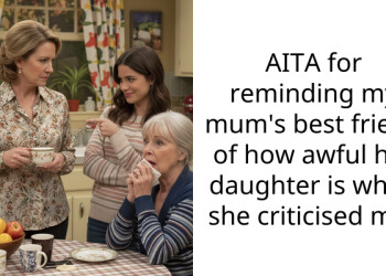 AITA for reminding my mum’s best friend of how awful her daughter is when she criticised me?
