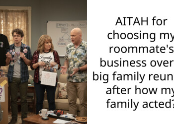 AITAH for choosing my roommate’s business over a big family reunion after how my family acted?