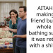 AITAH For making my friend buy me a whole new bathing suit after it was returned with a shit stain?