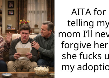 AITA for telling my mom I’ll never forgive her if she f**ks up my adoption