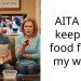 AITA for keeping food from my wife?