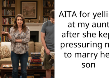 AITA for yelling at my aunt after she kept pressuring me to marry her son
