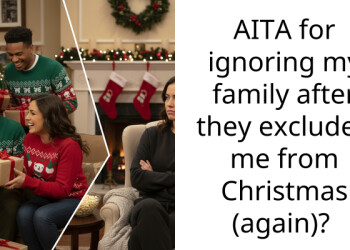 AITA for ignoring my family after they excluded me from Christmas (again)?
