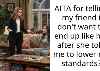 AITA for telling my friend i don’t want to end up like her after she told me to lower my standards?