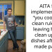 AITA for implementing a “you cook you clean rule” and leaving her to clean up her dishes after she made pasta