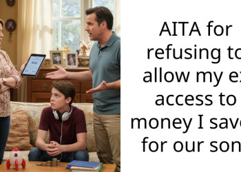 AITA for refusing to allow my ex access to money I saved for our son?