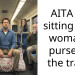 AITA for sitting on a woman’s purse on the train?