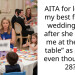 AITA for leaving my best friend’s wedding early after she seated me at the “kids table” as a joke, even though I’m 28?