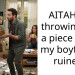 AITAH for throwing out a piece of art my boyfriend ruined?