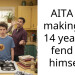 AITA for making my 14 year old fend for himself ?