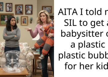 AITA I told my SIL to get a babysitter or a plastic plastic bubble for her kid.