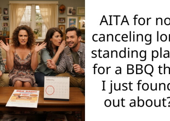 AITA for not canceling long standing plans for a BBQ that I just found out about?