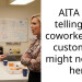 AITA for telling my coworker why customers might not like her