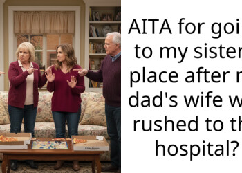 AITA for going to my sister’s place after my dad’s wife was rushed to the hospital?