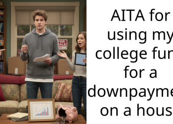 AITA for using my college fund for a downpayment on a house