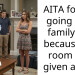 AITA for not going on a family trip because my room was given away?