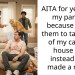 AITA for yelling at my partner because I paid them to take care of my cat and house and instead they made a mess?