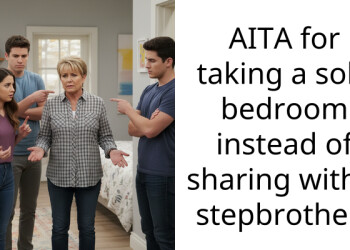 AITA for taking a solo bedroom instead of sharing with a stepbrother?