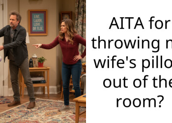 AITA for throwing my wife’s pillow out of the room?